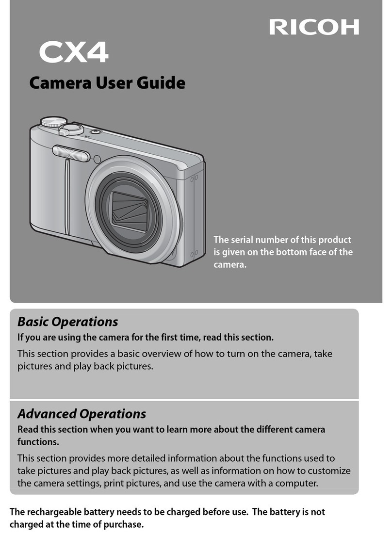 Ricoh CX4 User manual