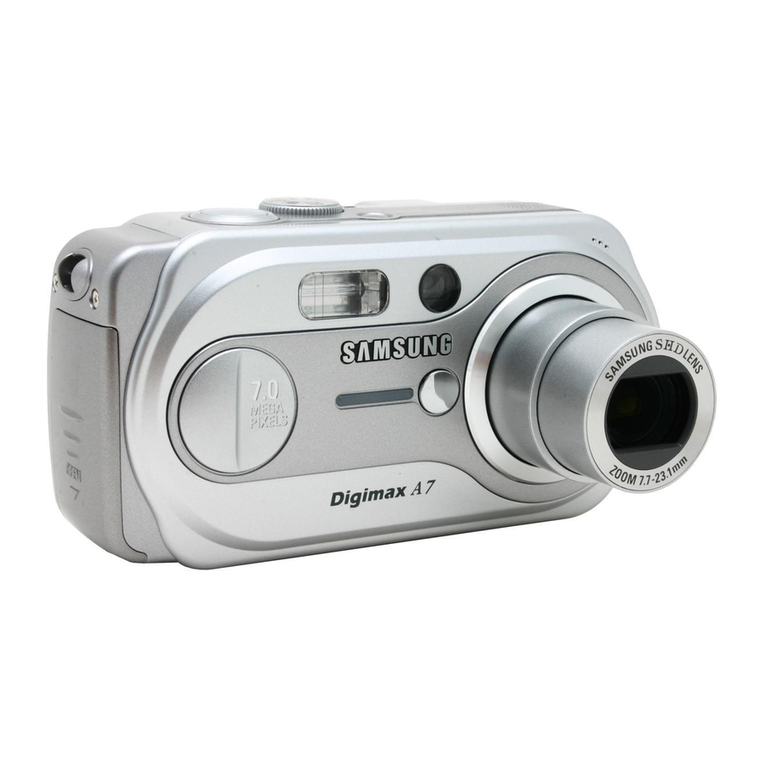 Samsung DIGIMAX A7 User manual Samsung DIGIMAX A7 User manual