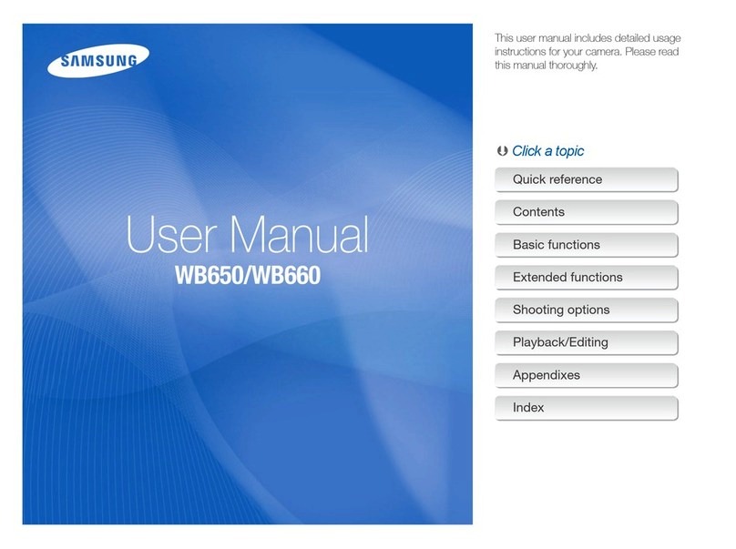 Samsung WB650 User manual