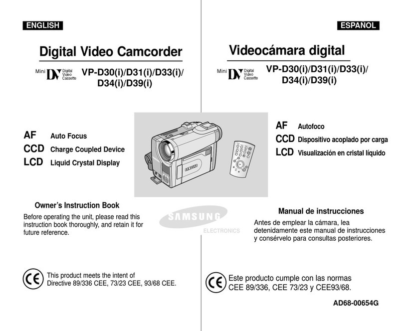 Samsung VP-D30(i) Owner's manual