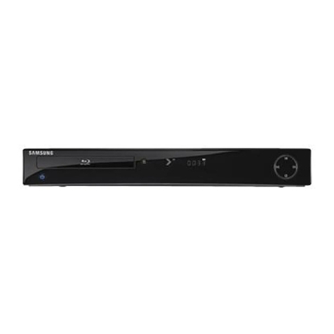 Samsung BD-P2500 User manual