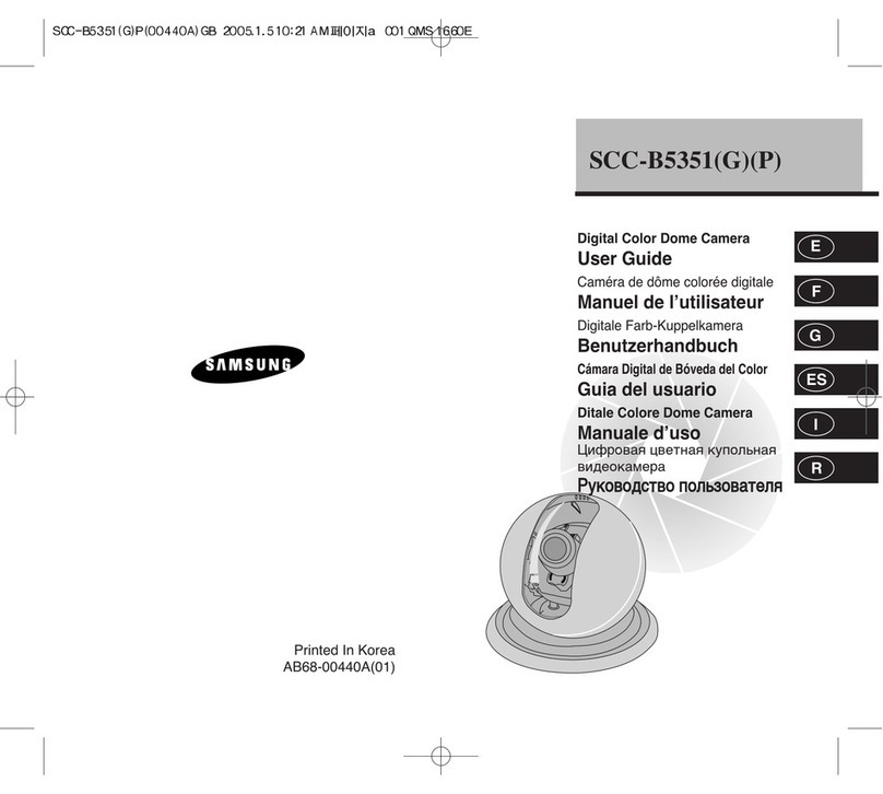 Samsung SCC-B5351 User manual