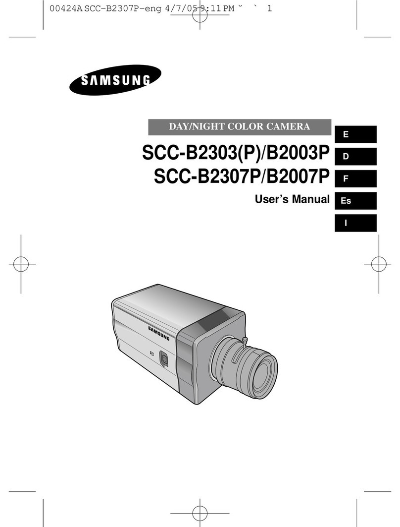 Samsung SCC-B2003P user manual