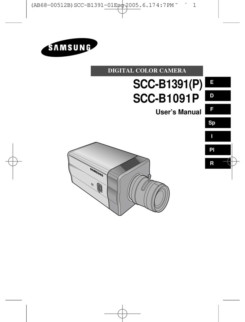 Samsung SCC-B1091P User manual