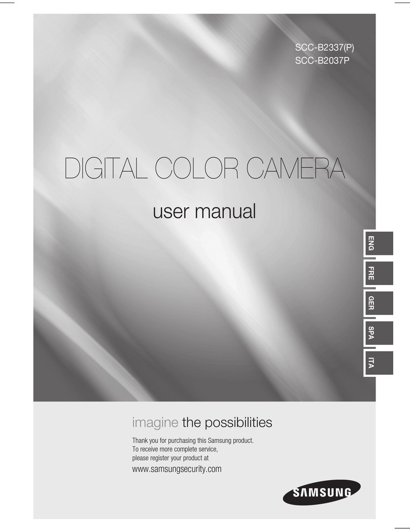 Samsung SCC-B2037P User manual
