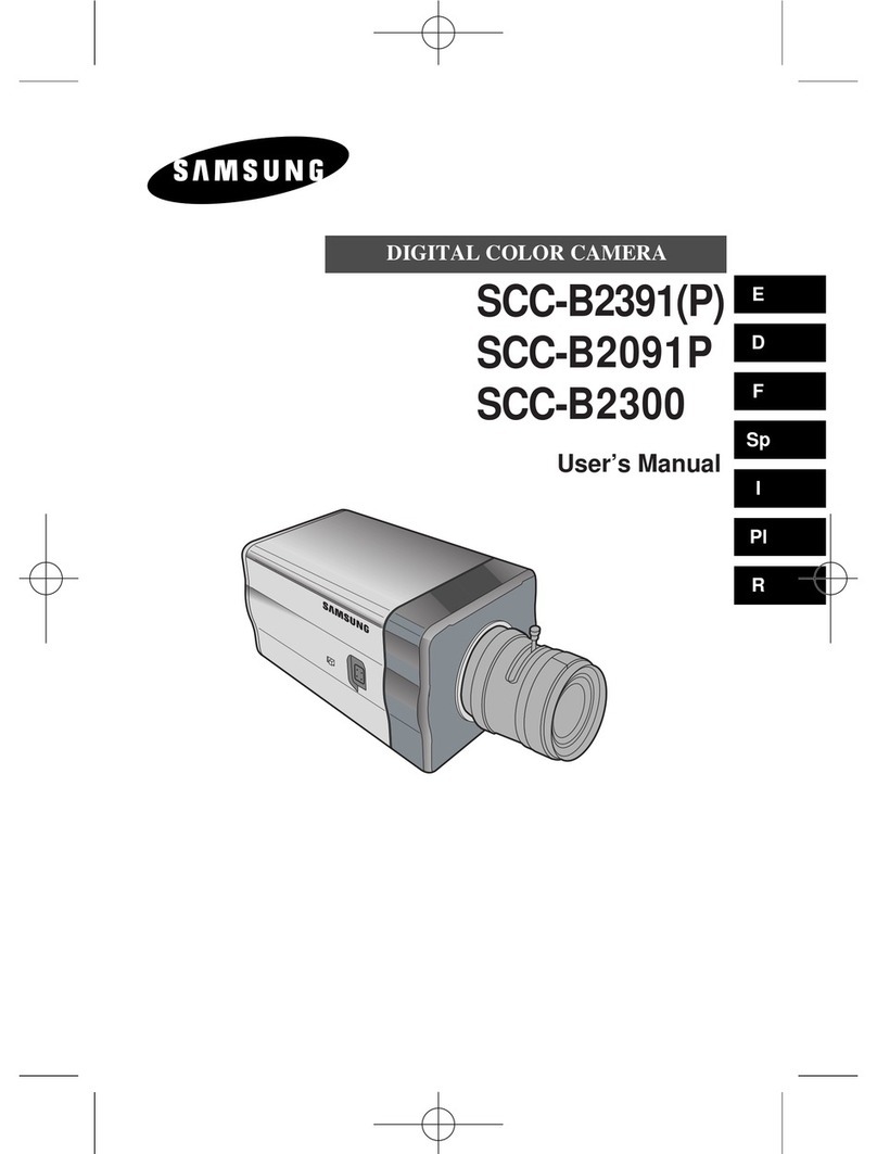Samsung SCC-B2091P User manual