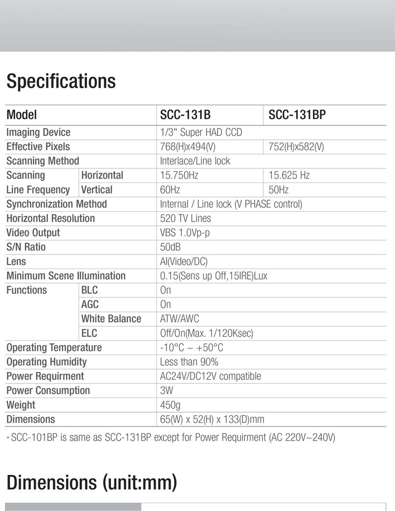 Samsung SCC-131B User manual Samsung SCC-131B User manual