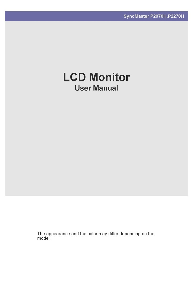 Samsung SyncMaster P2070H User manual