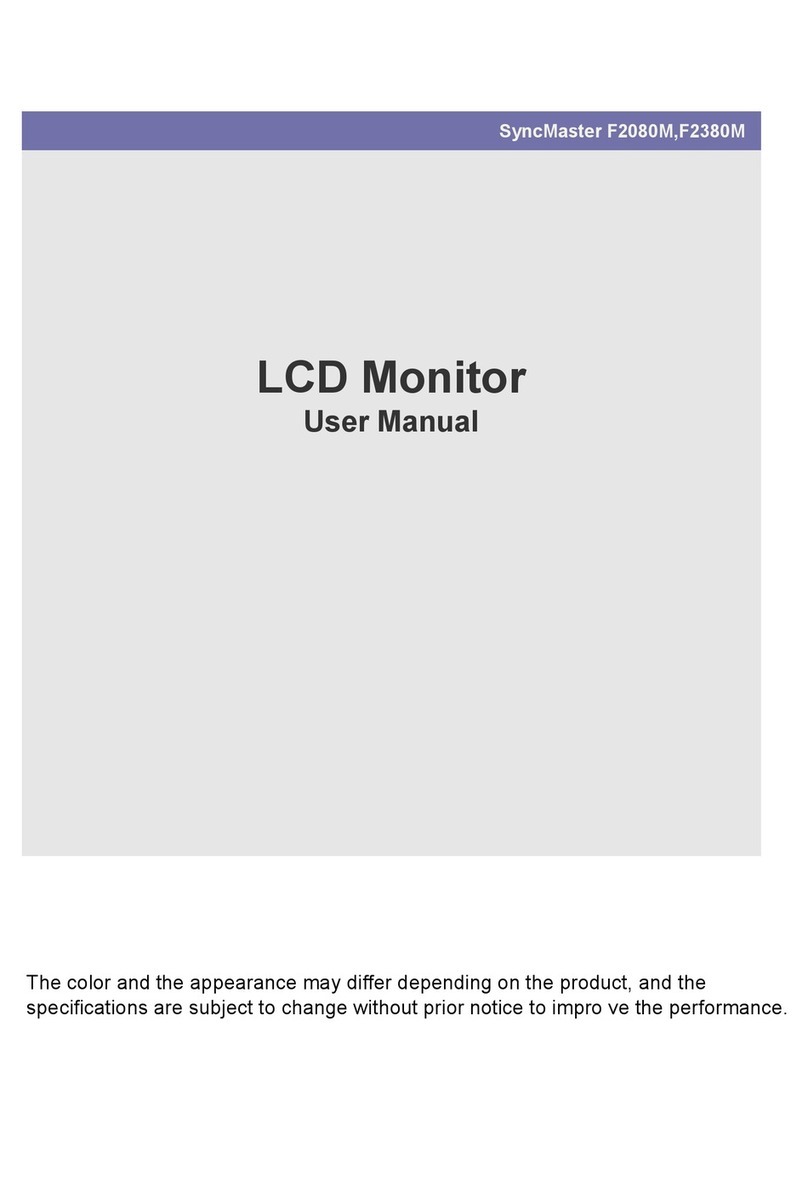 Samsung SyncMaster F2080M User manual