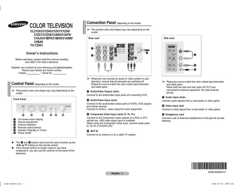 Samsung 2BA0 User manual Samsung 2BA0 User manual