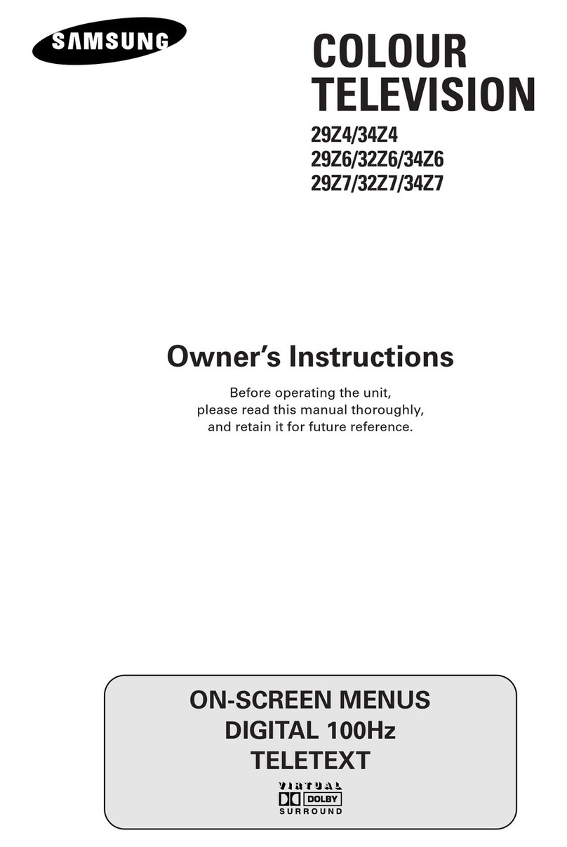 Samsung 29Z7 Owner's instructions