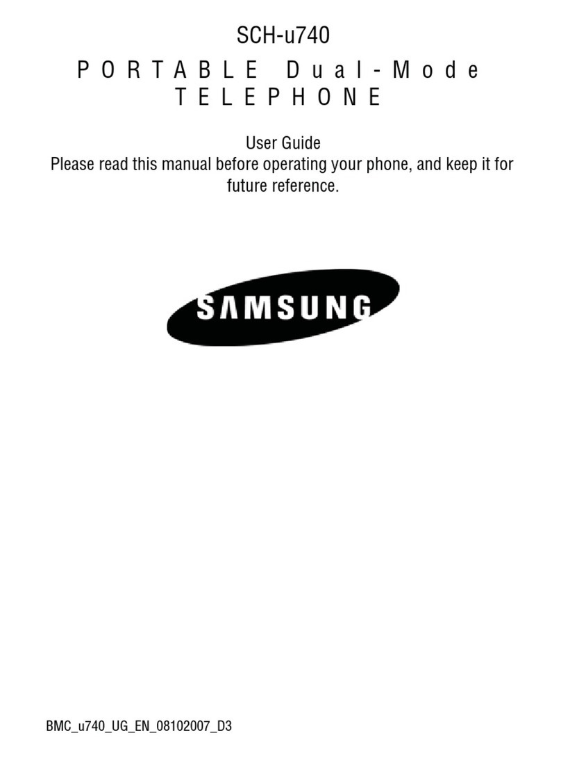 Samsung SH-u740 User manual