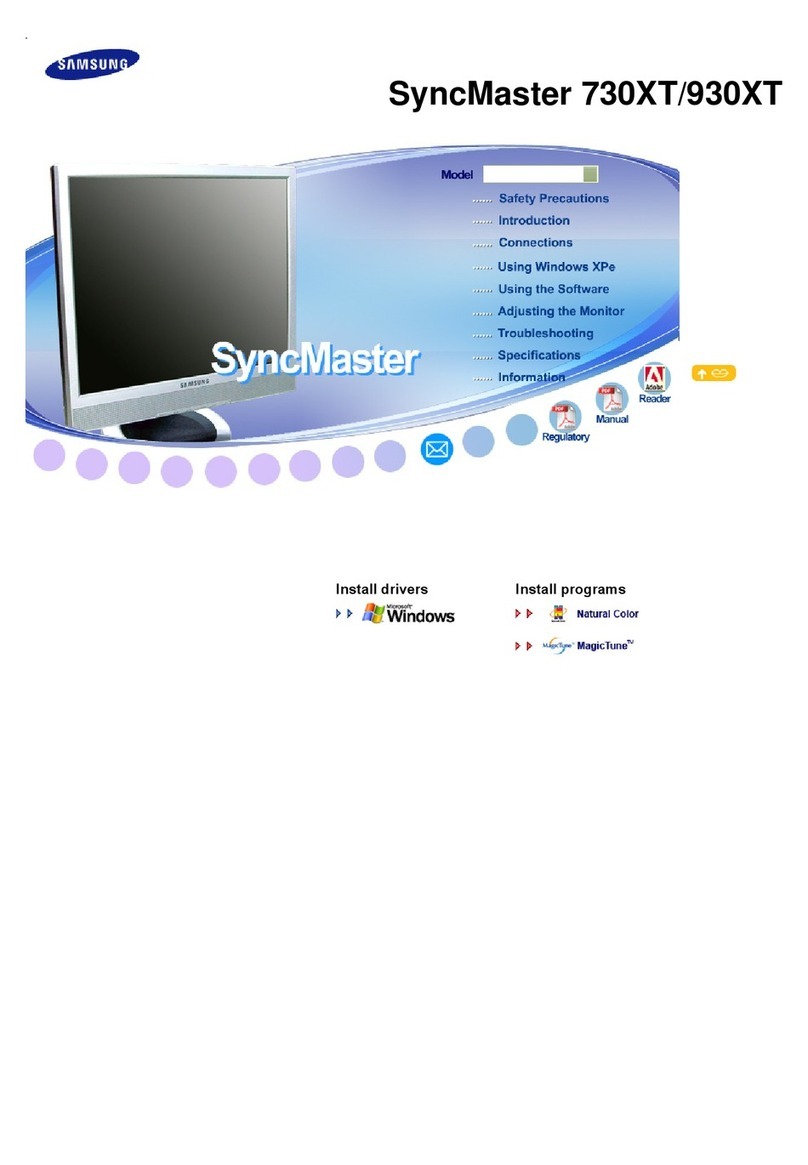 Samsung SyncMaster 730XT User manual