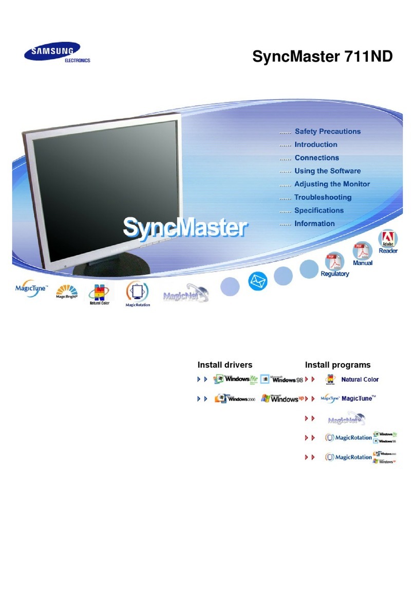 Samsung SyncMaster 711ND User manual