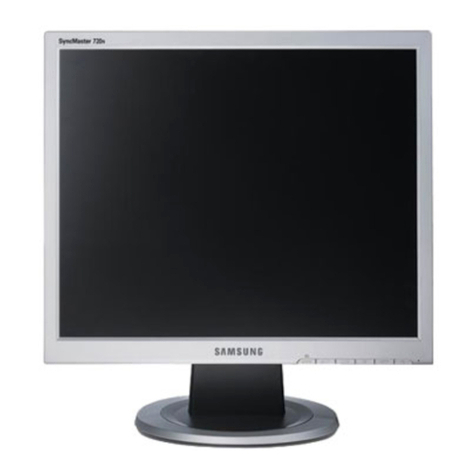 Samsung 720N - SyncMaster - 17" LCD Monitor User manual