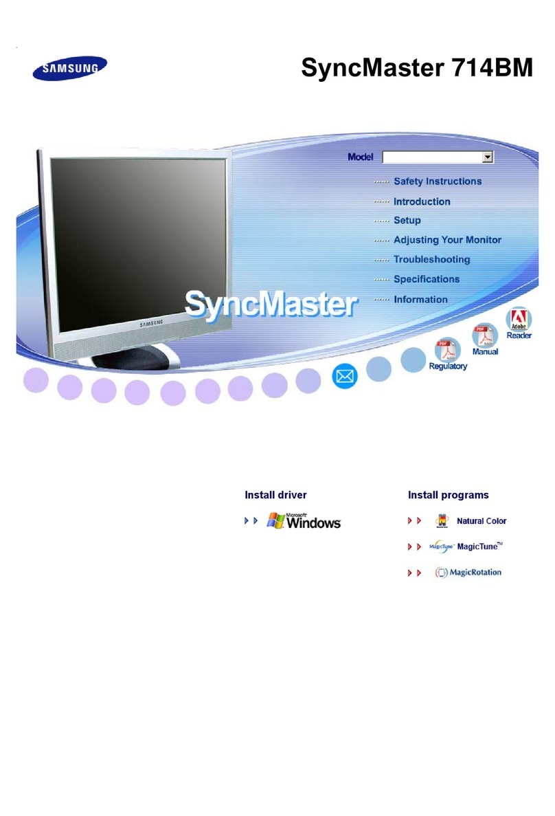 Samsung SyncMaster 714BM User manual