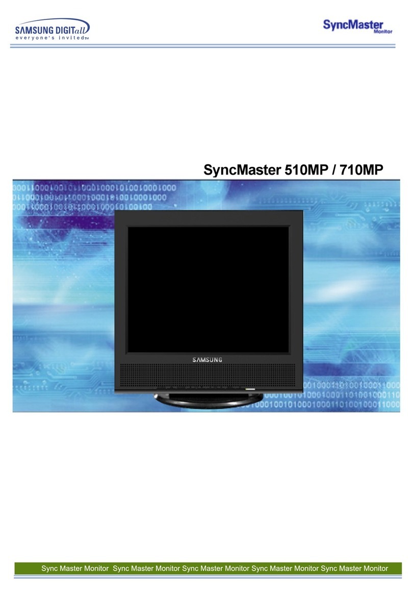 Samsung SyncMaster 510 MP Configuration guide
