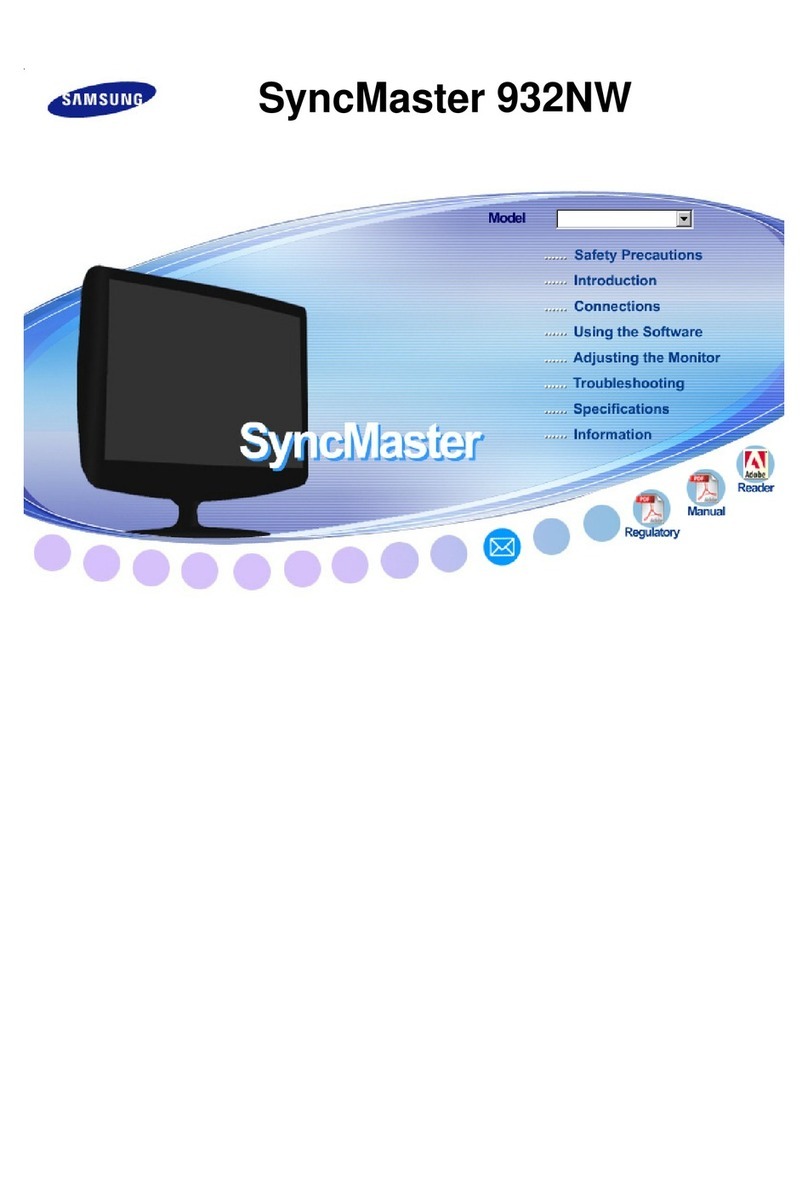 Samsung SyncMaster 932NW User manual