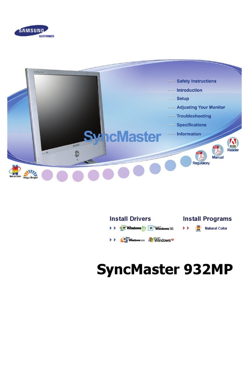 Samsung SYNCMASTER 932MP User manual