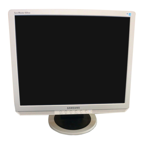Samsung 920BM - SyncMaster - 19" LCD Monitor User manual