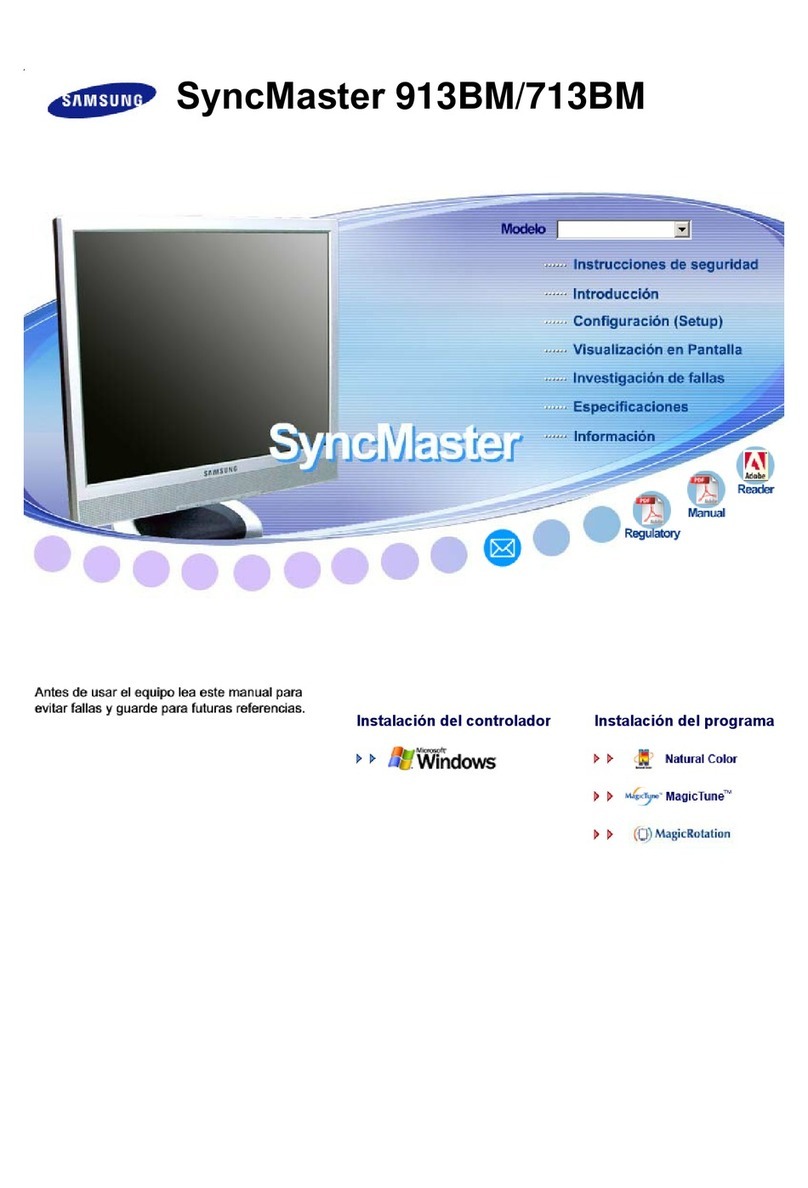 Samsung SyncMaster 913BM User manual