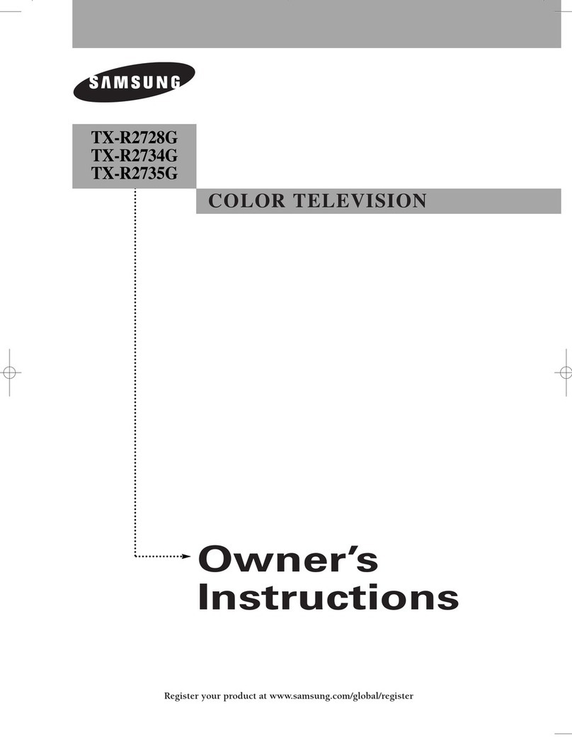 Samsung TX-R2735G Owner's instructions