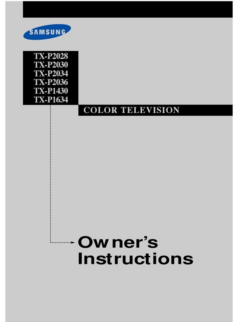 Samsung TX P1634 User manual