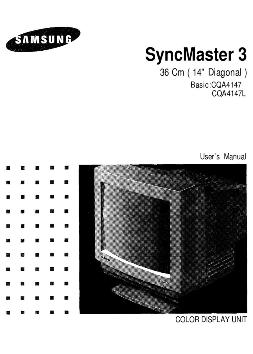 Samsung SyncMaster 3 series User manual Samsung SyncMaster 3 series User manual