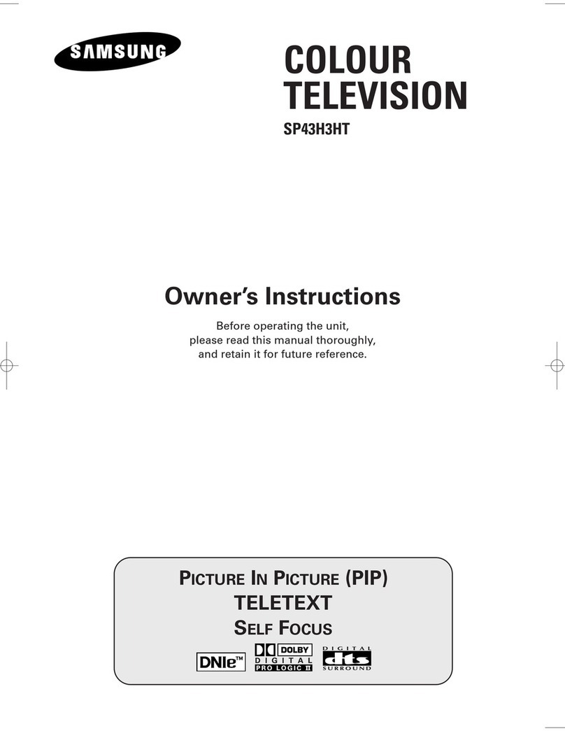 Samsung SP-43H3HT User manual