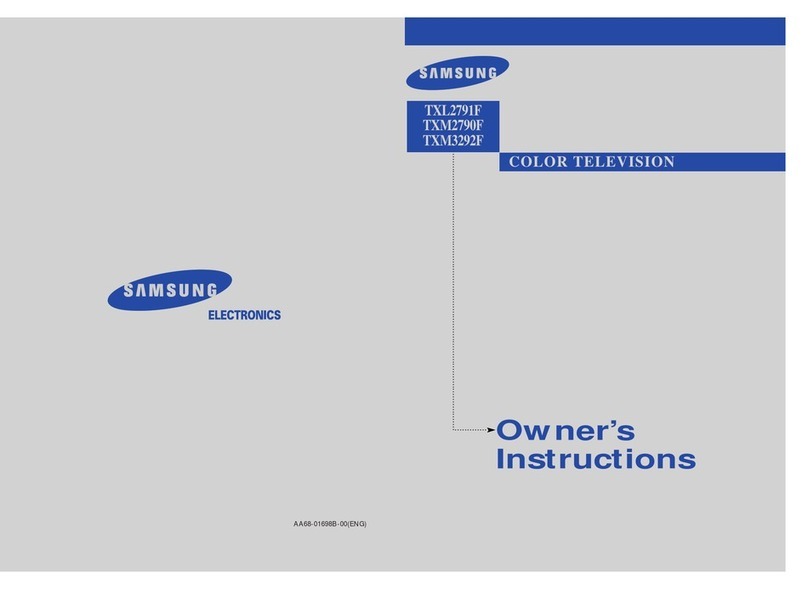 Samsung TXL 2791F Owner's instructions