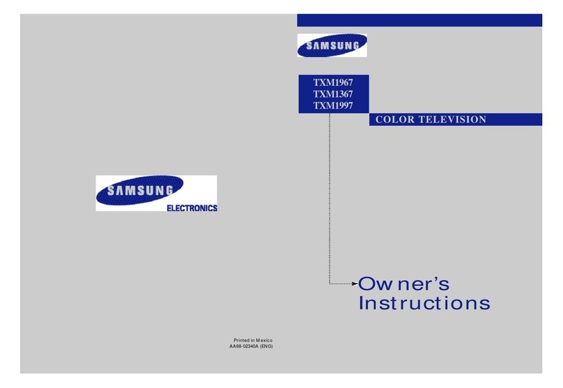 Samsung TXM 1367 User manual