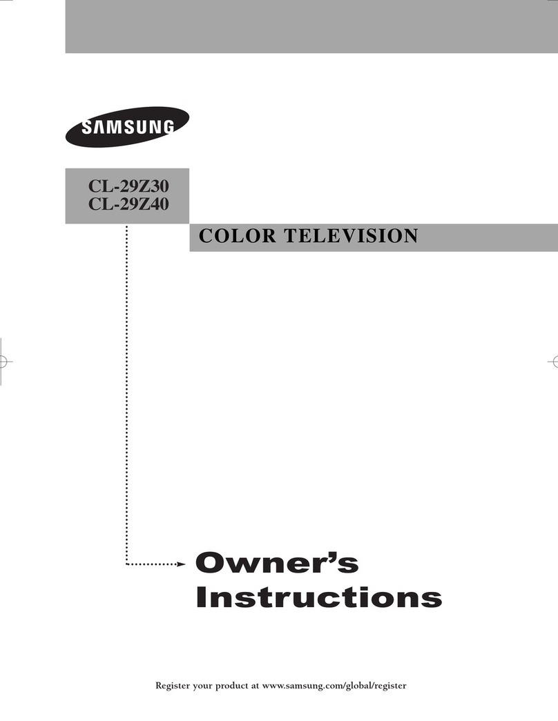Samsung TELEVISOR EN COLOR CL-29Z30 User manual