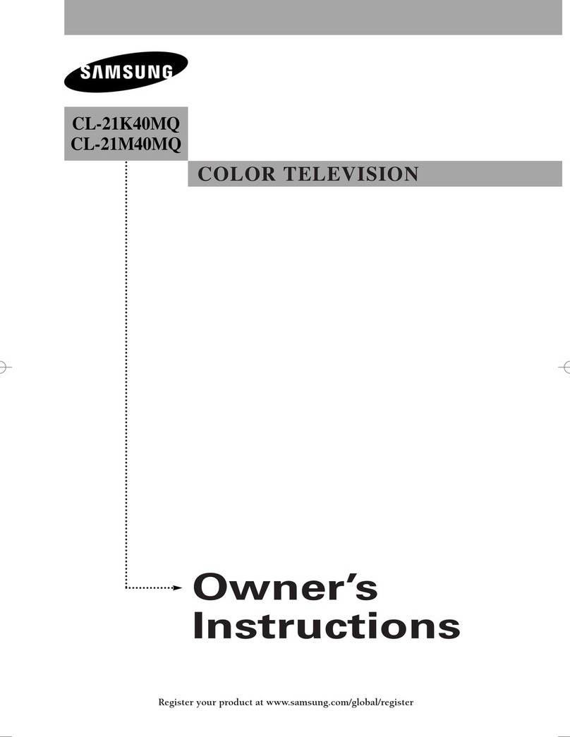 Samsung CL-21K40MQ User manual Samsung CL-21K40MQ User manual