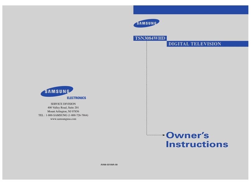 Samsung TSN3084WHD User manual