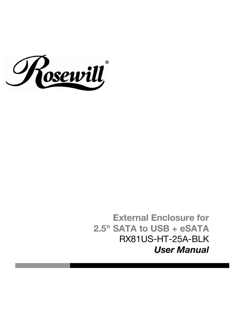 Rosewill RX81US-HT-25A-BLK user manual Rosewill RX81US-HT-25A-BLK user manual