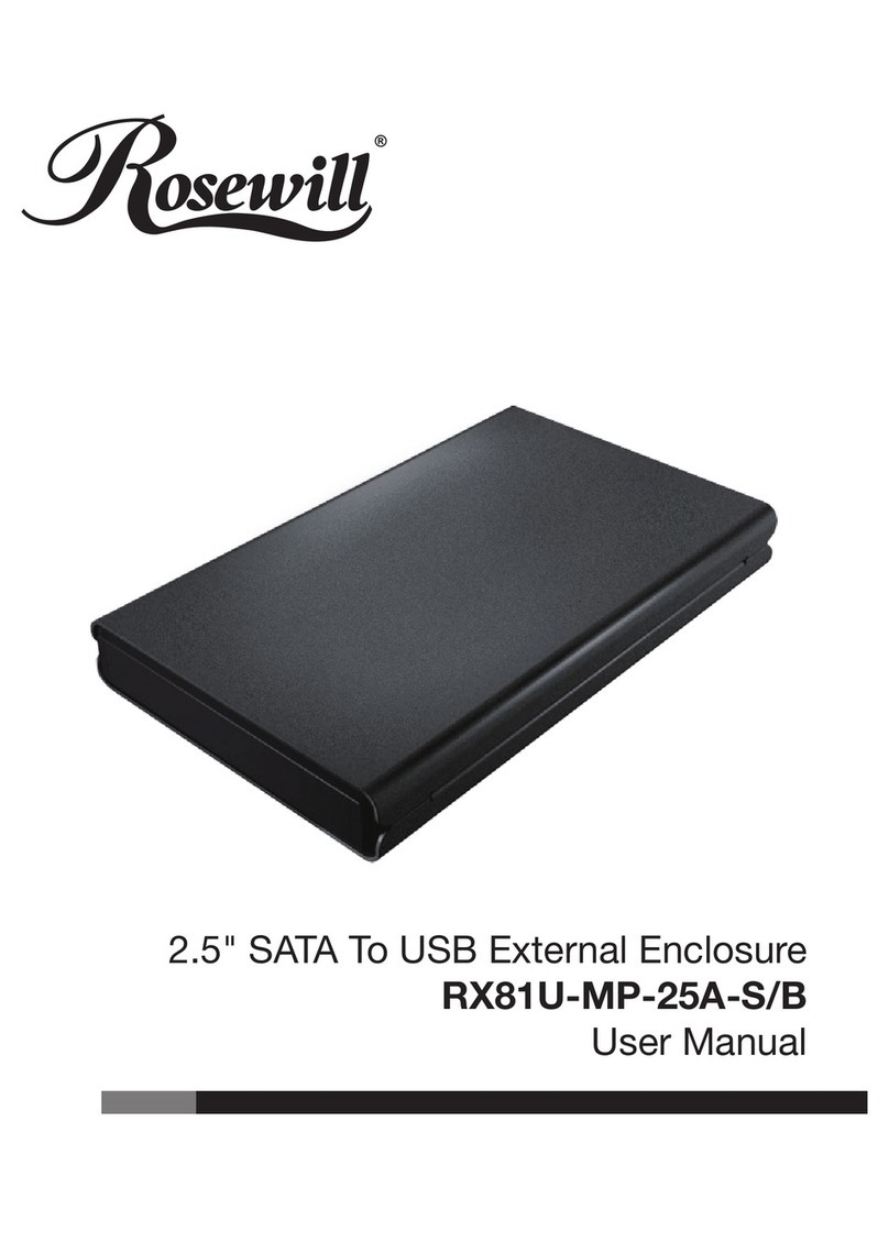 Rosewill RX81U-MP-25A-S/B User manual