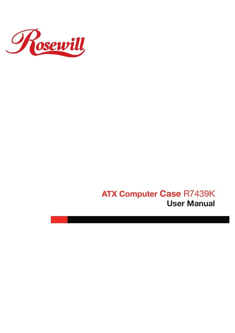 Rosewill ATX COMPUTER CASE R7439K User manual Rosewill ATX COMPUTER CASE R7439K User manual