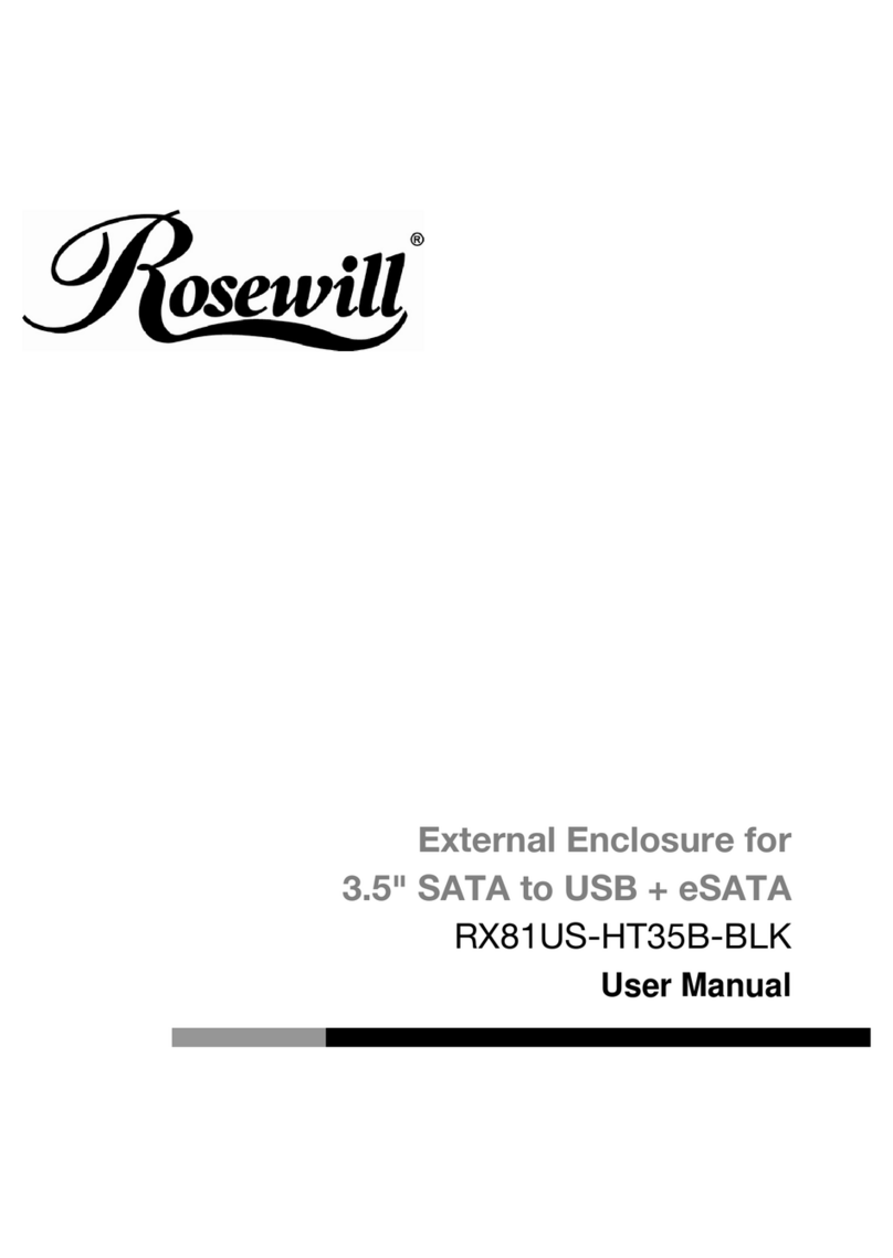Rosewill RX81US-HT35B-BLK user manual