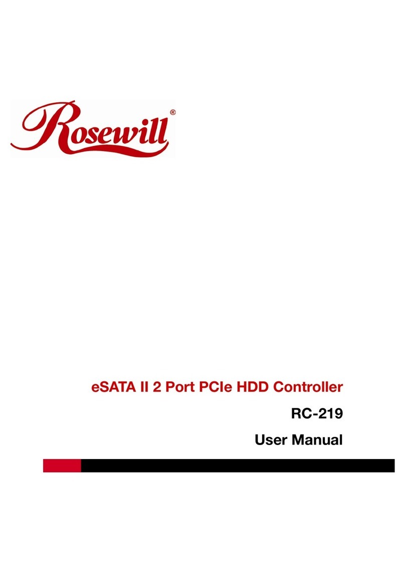 Rosewill RC-219 User manual