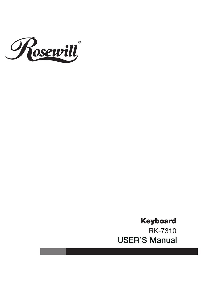 Rosewill RK-7310 User manual