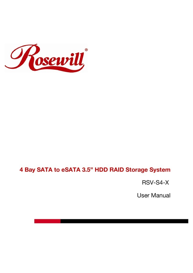 Rosewill HDD RAID RSV-S4-X user manual
