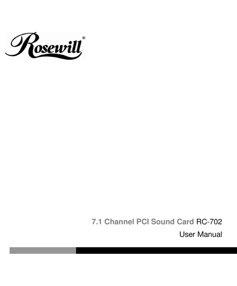 Rosewill RC-702 User manual