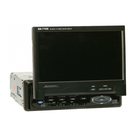 Rosen DA-7169 Quick start guide