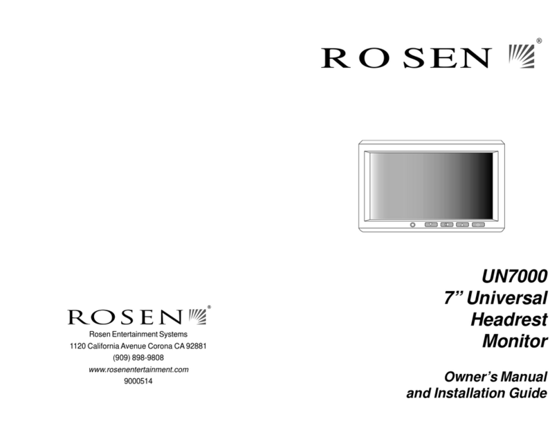 Rosen UN7000 Programming manual Rosen UN7000 Programming manual
