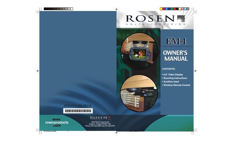 Rosen EM-1 User manual