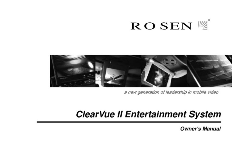 Rosen Rosen inVUE II User manual Rosen Rosen inVUE II User manual