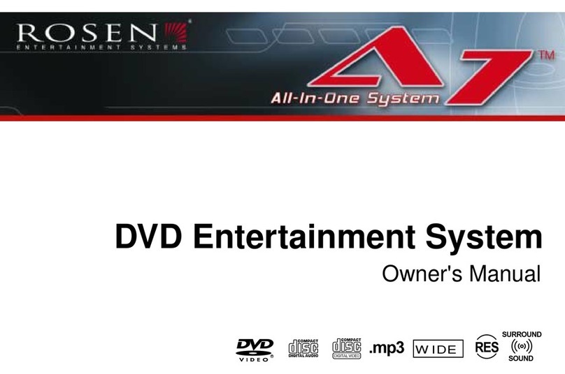 Rosen A7 owner's manual