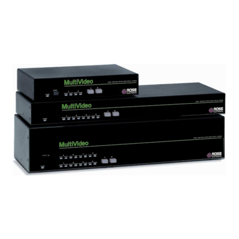 Rose electronics Video Easyware Installation and operation