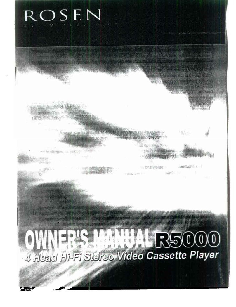 Rosen R5000 owner's manual