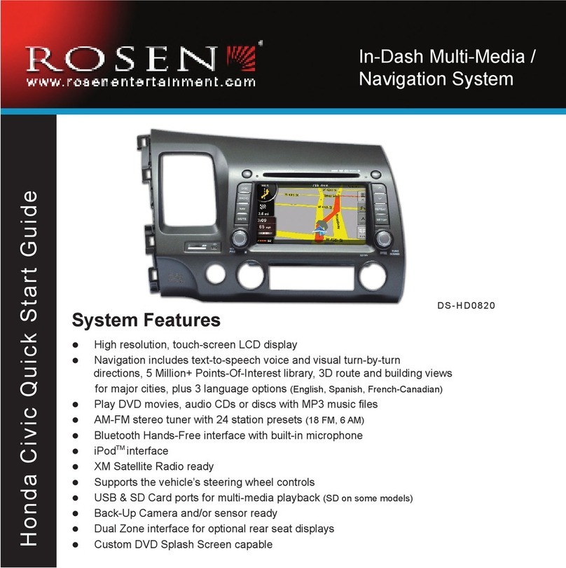 Rosen DS-HD0820 quick start guide